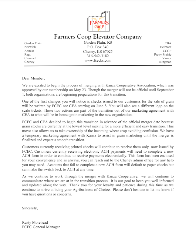 Garden Plain Coop Homepage